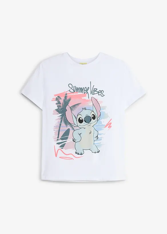 T-shirt Disney in puro cotone con Stitch, Lilo & Stitch