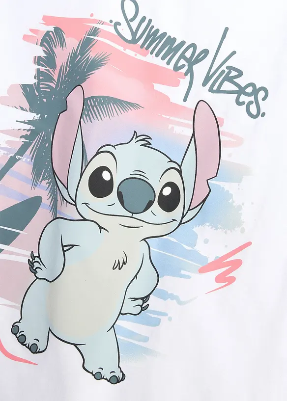 T-shirt Disney in puro cotone con Stitch, Lilo & Stitch