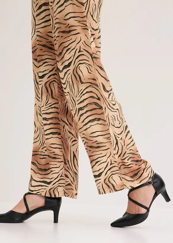 Pantaloni larghi con elastico in vita, bonprix
