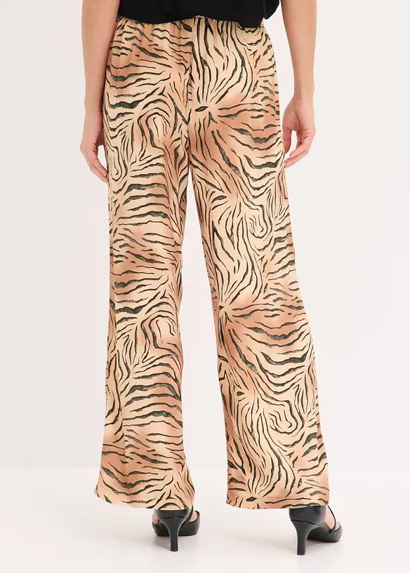 Pantaloni larghi con elastico in vita, bonprix