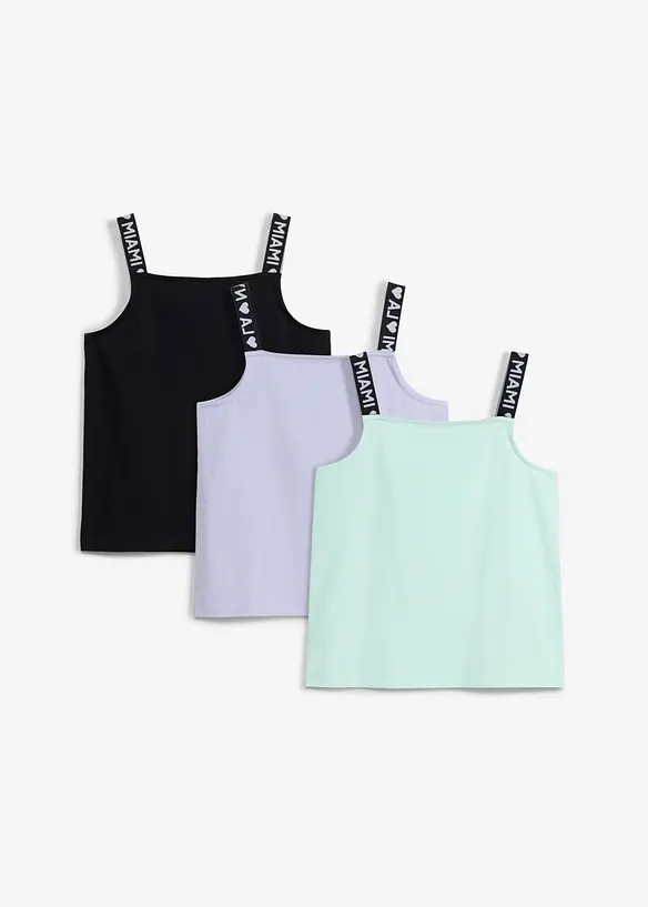 Top in misto cotone biologico elasticizzato, bonprix