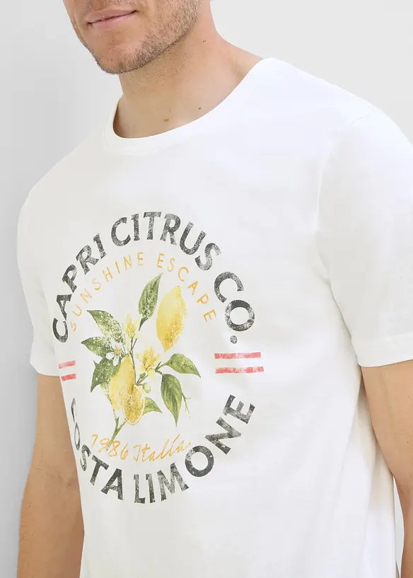 T-shirt in puro cotone biologico, bonprix