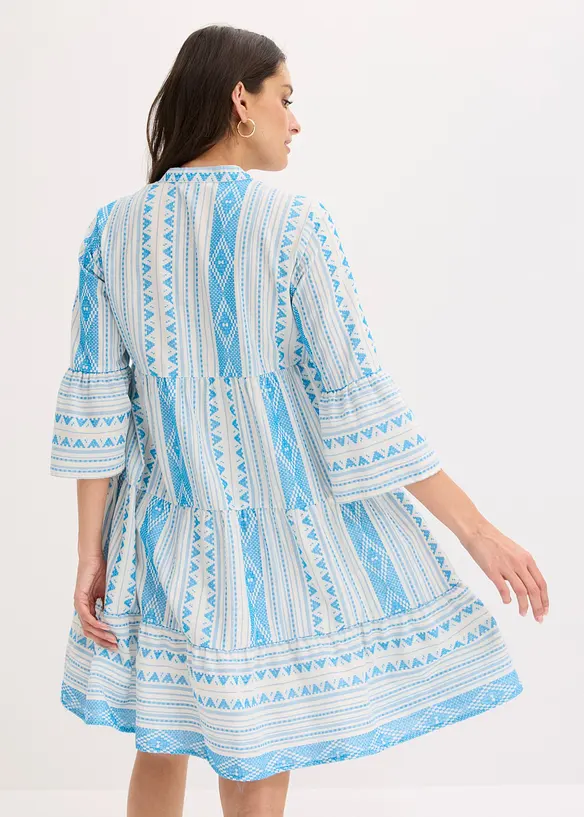 Abito tunica in misto cotone, bonprix