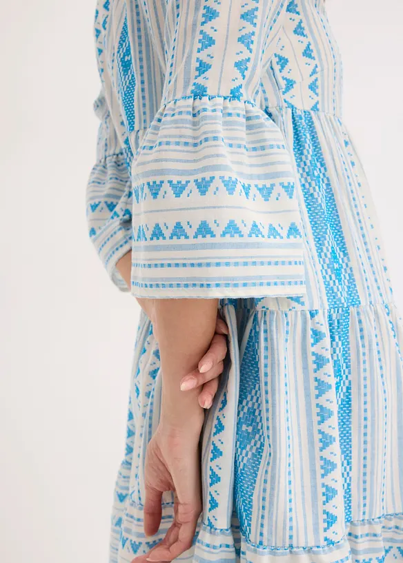 Abito tunica in misto cotone, bonprix