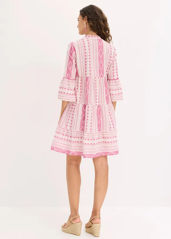 Abito tunica in misto cotone, bonprix