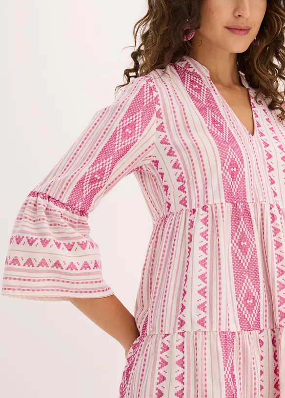 Abito tunica in misto cotone, bonprix