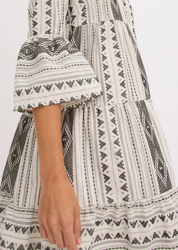 Abito tunica in misto cotone, bonprix