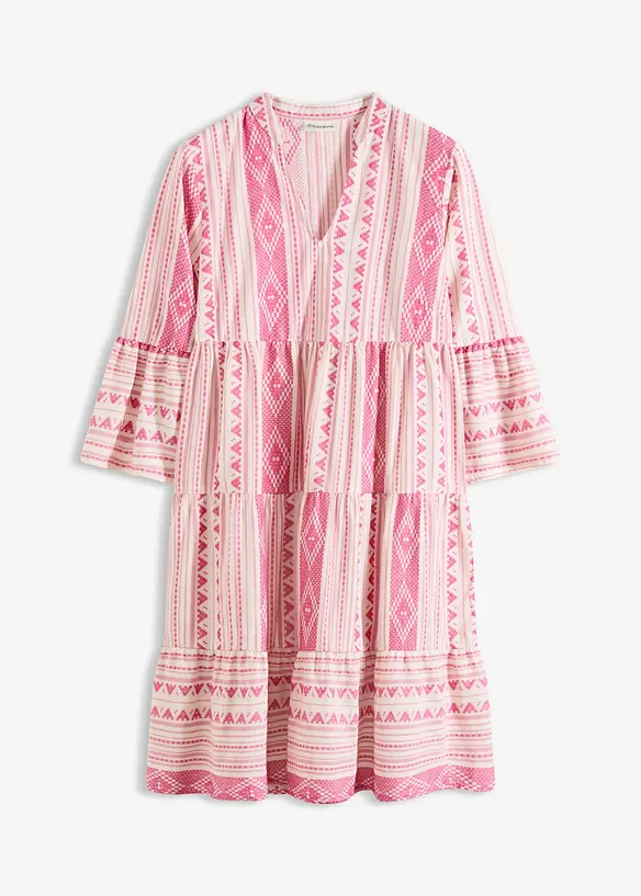 Abito tunica in misto cotone, bonprix