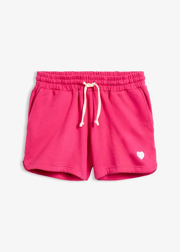 Shorts in felpa di puro cotone biologico, bonprix