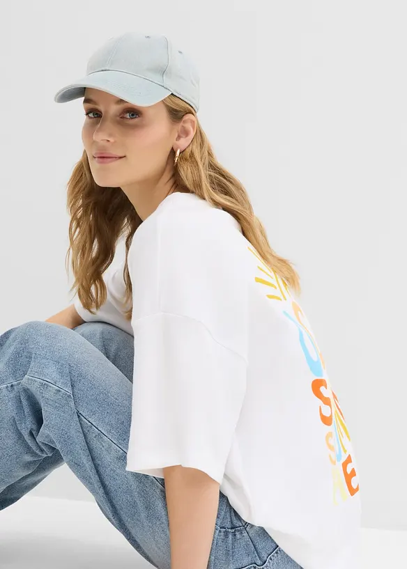 Maxi maglia in puro cotone biologico, bonprix