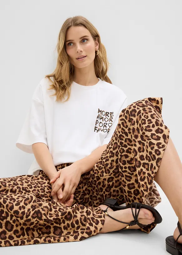 Maxi maglia in puro cotone biologico, bonprix