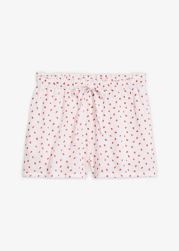 Shorts con vita elastica in mussola ariosa, bonprix