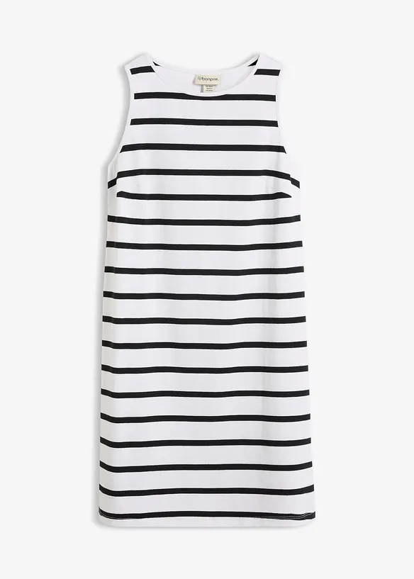 Abito in jersey di misto cotone biologico elasticizzato, bonprix