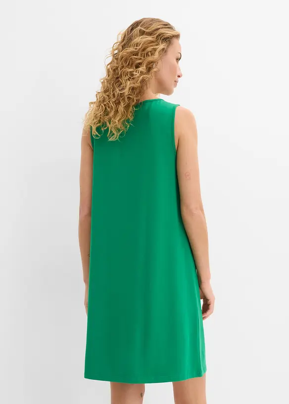 Abito in jersey di misto cotone biologico elasticizzato, bonprix