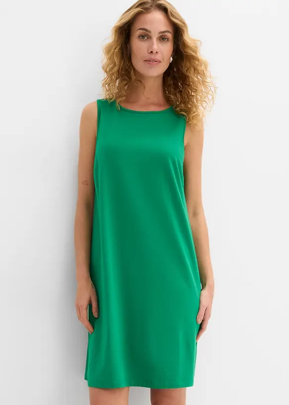Abito in jersey di misto cotone biologico elasticizzato, bonprix