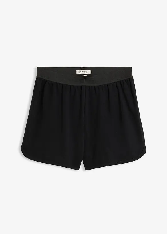 Shorts in felpa con fondo arrotondato, bonprix