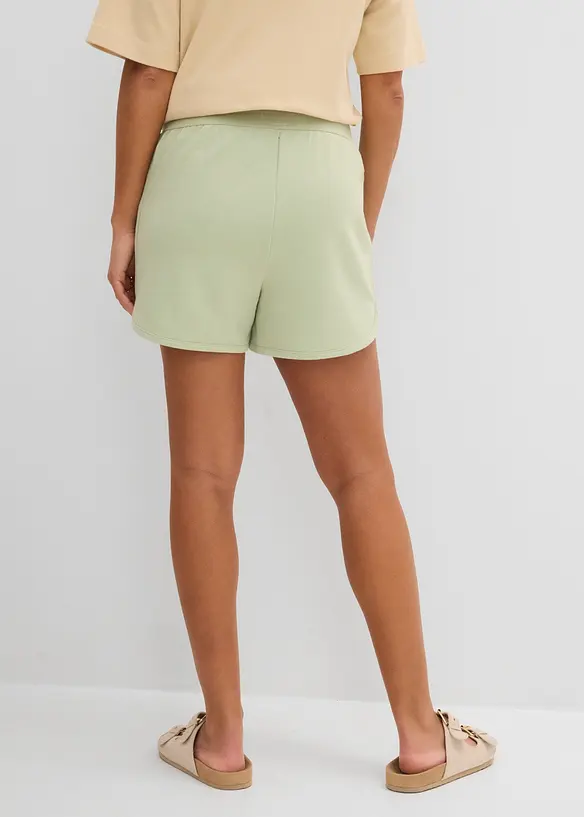 Shorts in felpa con fondo arrotondato, bonprix
