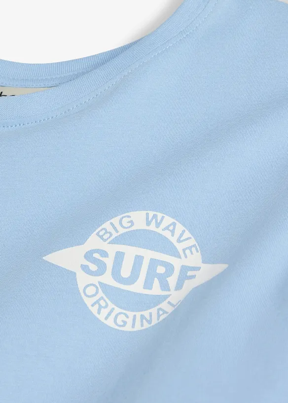 T-shirt in puro cotone biologico con stampa posteriore, bonprix