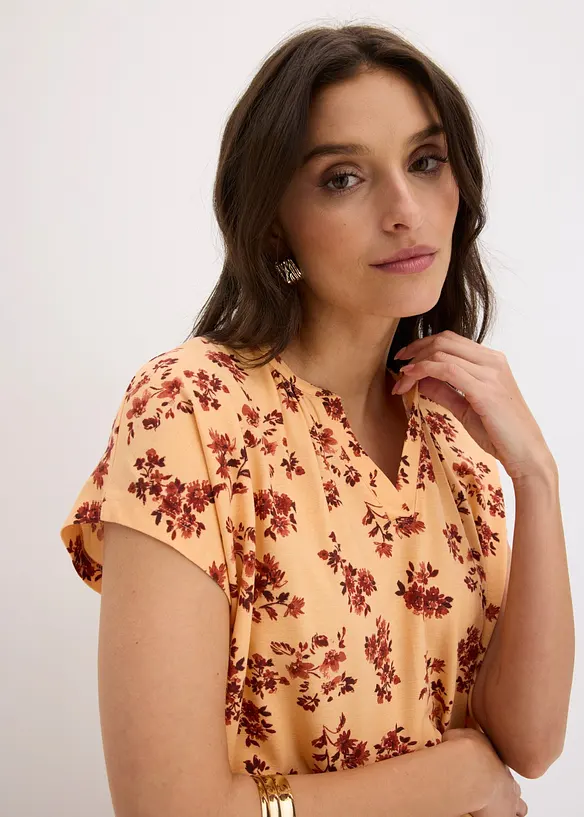 Maglia lunga in viscosa morbida, bonprix