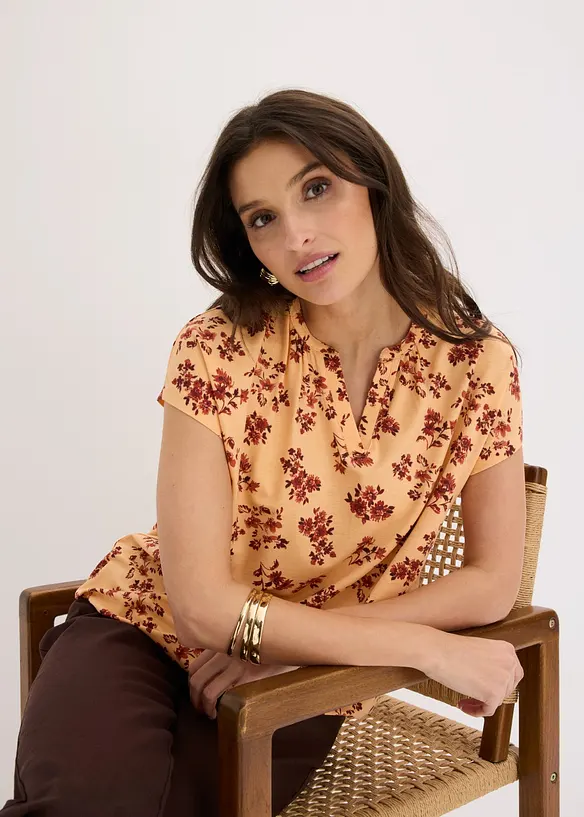 Maglia lunga in viscosa morbida, bonprix