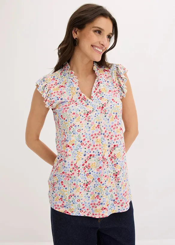 T-shirt in misto viscosa morbido, bonprix