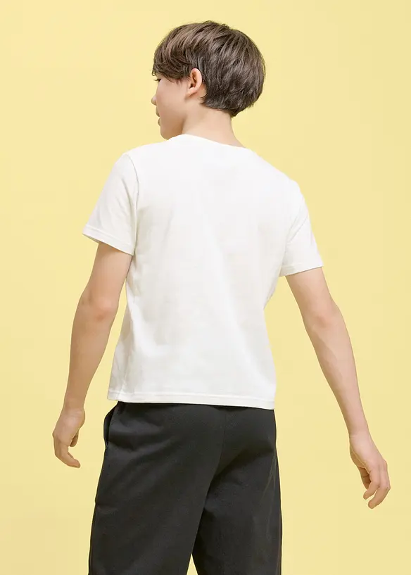 T-shirt in puro cotone biologico (pacco da 5), bonprix