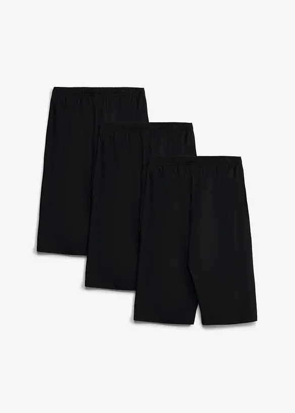 Bermuda in jersey di puro cotone biologico (pacco da 3), bonprix