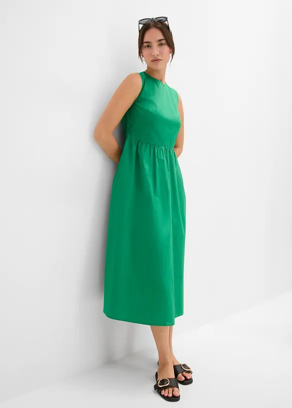 Abito midi in puro cotone biologico, bonprix