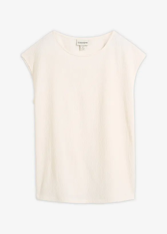 Maglia in materiale operato, bonprix