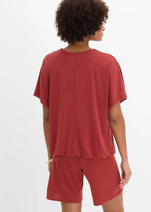 Maxi maglia in misto viscosa morbido, bonprix