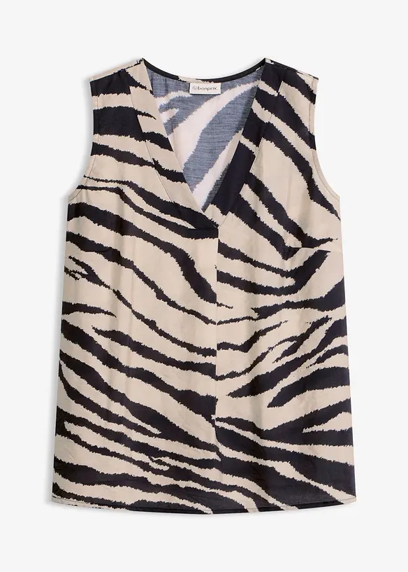Top in misto viscosa fluido, bonprix