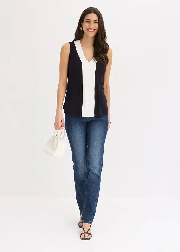 Top con scollatura profonda, bonprix