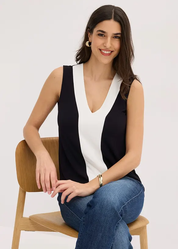 Top con scollatura profonda, bonprix
