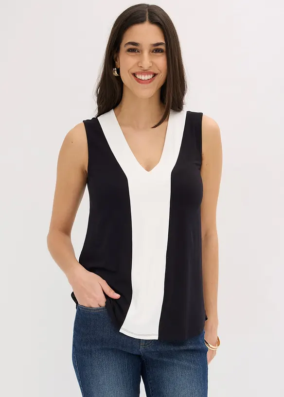 Top con scollatura profonda, bonprix