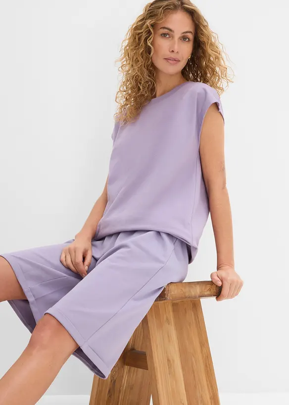 Bermuda in felpa di puro cotone, bonprix