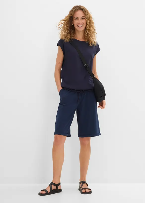 Bermuda in felpa di puro cotone, bonprix