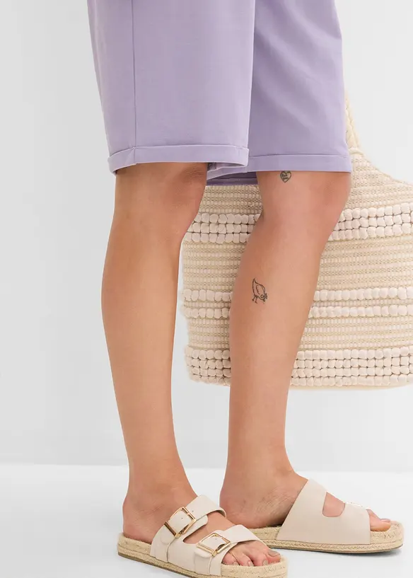 Bermuda in felpa di puro cotone, bonprix