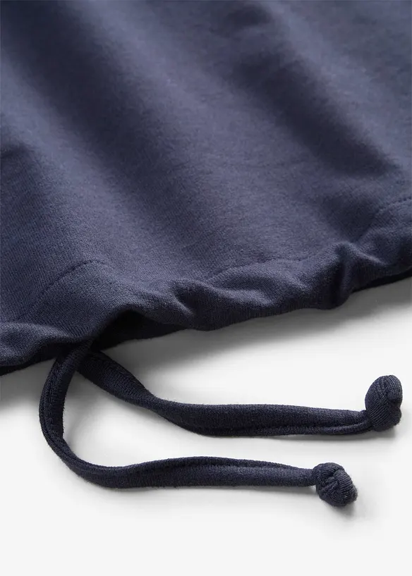 Felpa smanicata in puro cotone, bonprix