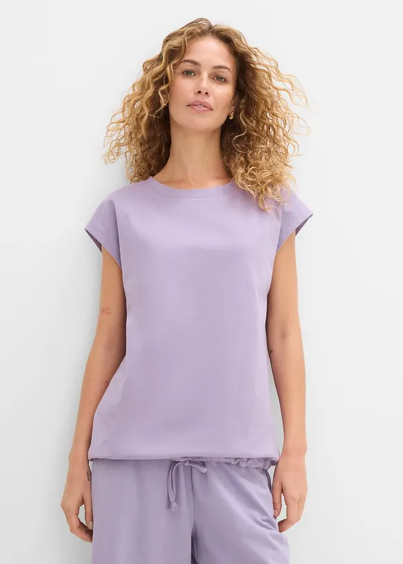 Felpa smanicata in puro cotone, bonprix