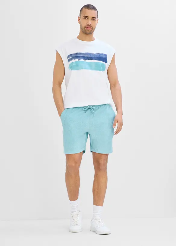 Shorts in spugna con elastico in vita, bonprix