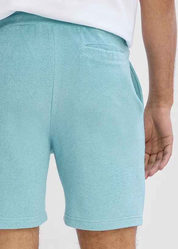 Shorts in spugna con elastico in vita, bonprix