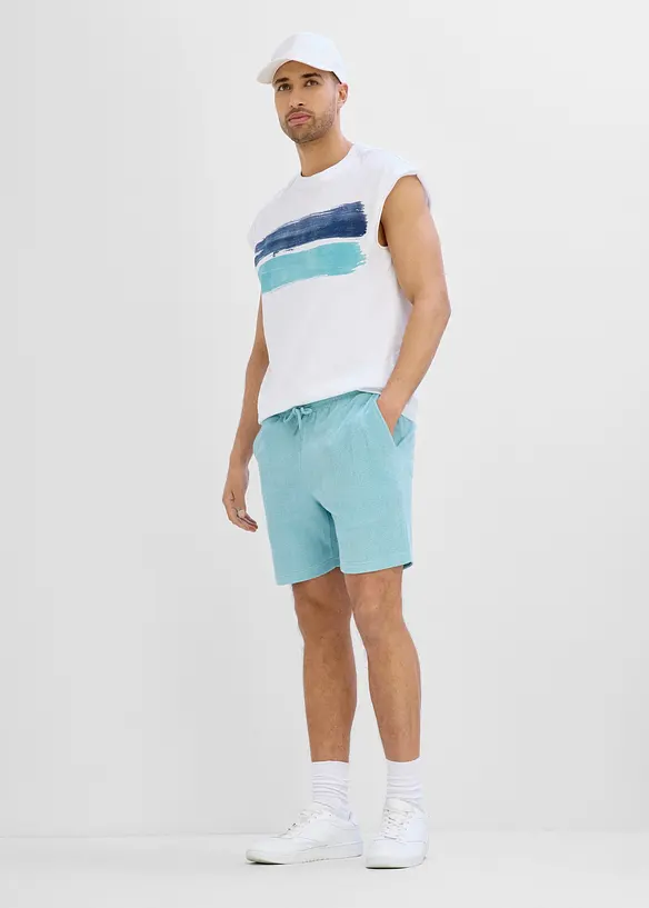 Shorts in spugna con elastico in vita, bonprix