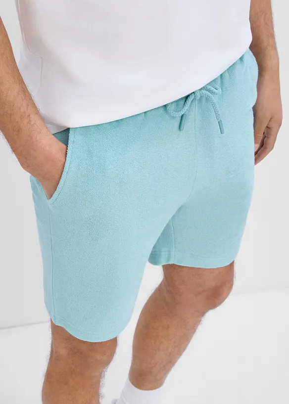 Shorts in spugna con elastico in vita, bonprix