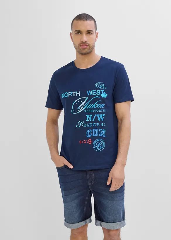 T-shirt in puro cotone biologico, bonprix