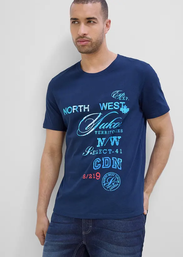 T-shirt in puro cotone biologico, bonprix