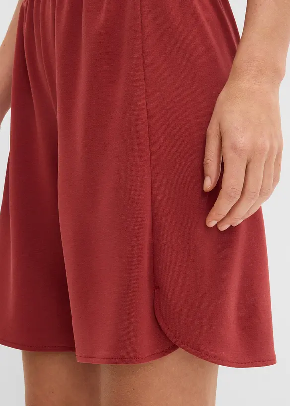 Bermuda con elastico in vita in misto viscosa morbido, bonprix