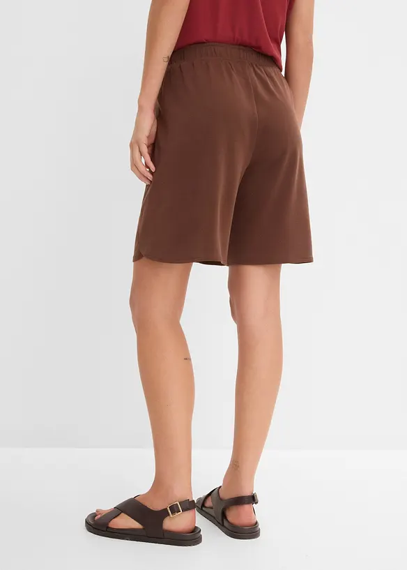 Bermuda con elastico in vita in misto viscosa morbido, bonprix