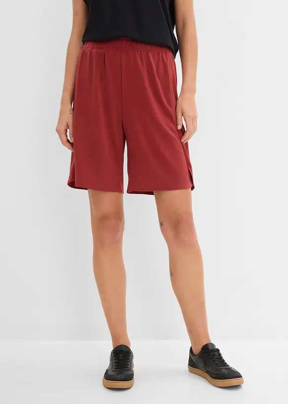 Bermuda con elastico in vita in misto viscosa morbido, bonprix