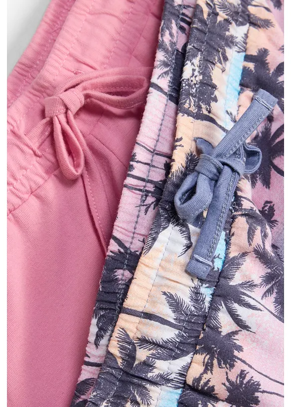 Shorts in jersey di puro cotone biologico (pacco da 2), bonprix