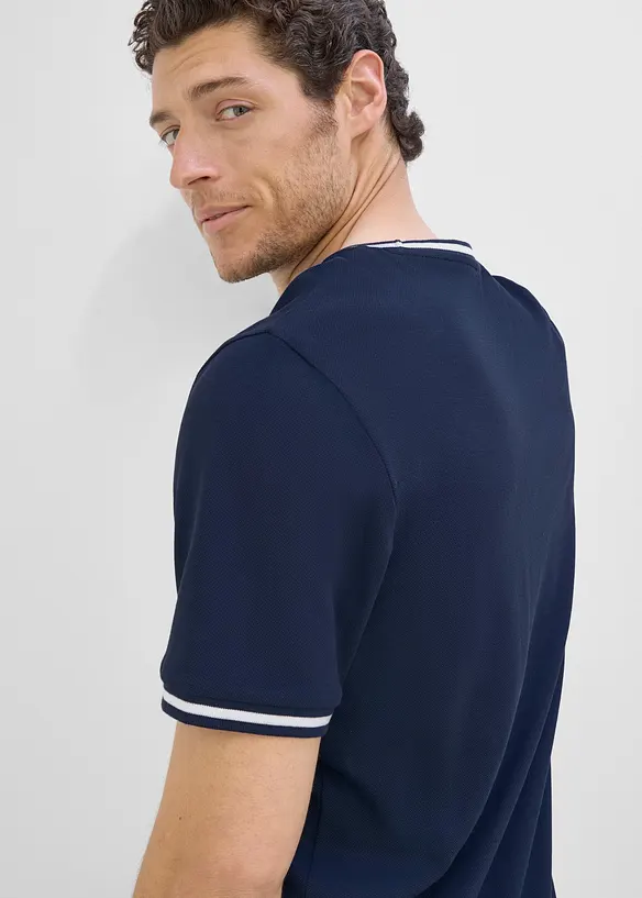 T-shirt in piquet di puro cotone biologico, bonprix